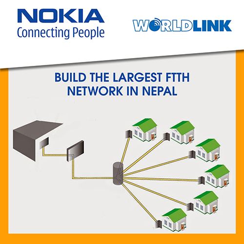 Nokia to build the largest FTTH network in Nepal with WorldLink