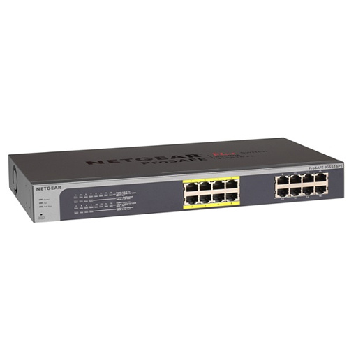 NETGEAR introduces JGS516PE ProSAFE Plus 16 ports switch for low-cost PoE deployments