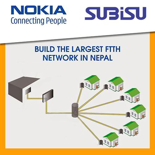 Nokia to deploy FTTH network across Nepal with Subisu