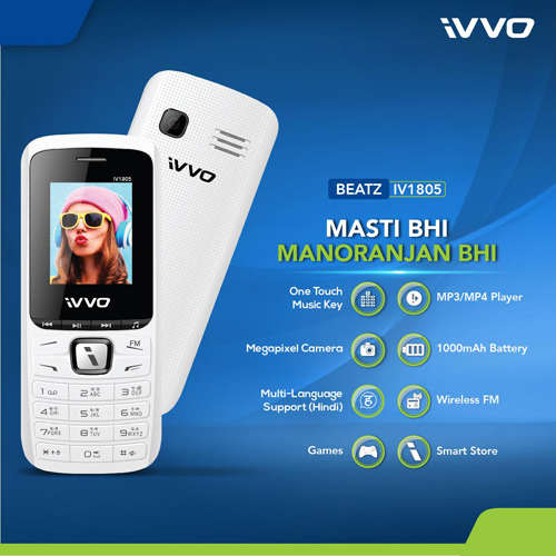 iVVO releases Beatz IV1805 smart feature phone with smartphone-like App Store