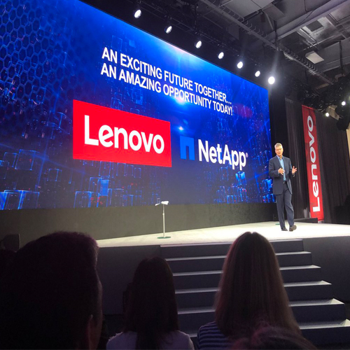 Lenovo with NetApp energize its DCG storage at Transform 2.0