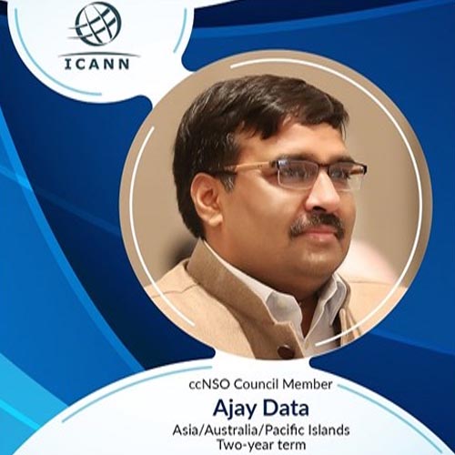 ICANN appoints Dr Ajay Data as Council member of CCNSO Council Asia-Pacific