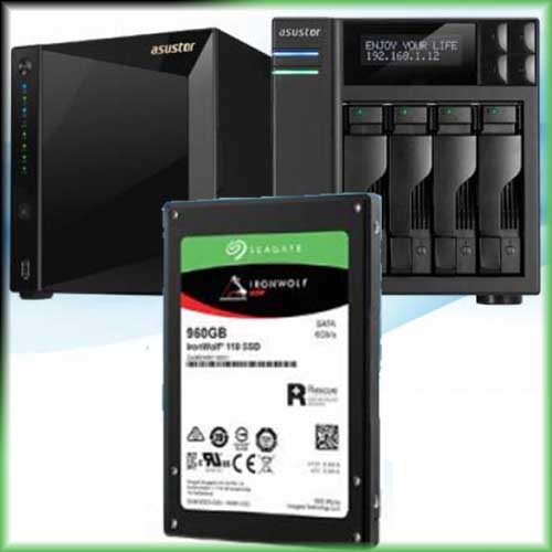 ASUSTOR now supports Seagate IronWolf 110 SSDs