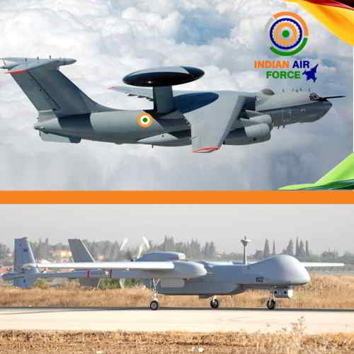 Netra AEW&C And Heron Drones In Action Across LoC - Eye in the Sky : Indian Air Force