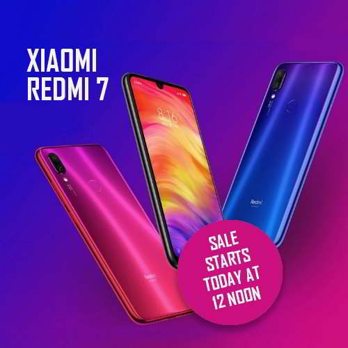Xiaomi Redmi 7 Sale Starts Today At 12 Noon