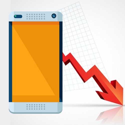 North American smartphone market dives to five-year low
