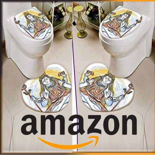 Amazon sells toilet seat covers with Hindu gods' images