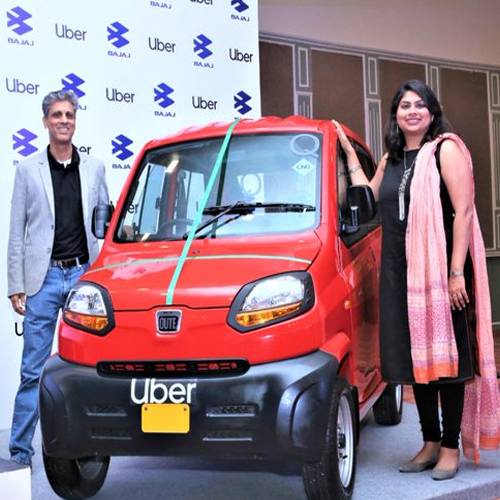 Uber partners with Bajaj to launch Bajaj Qute on UberXS