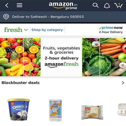 Amazon India launches Amazon Fresh store with 2-hour delivery