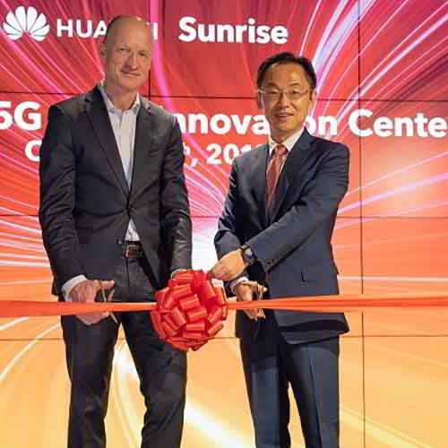 Sunrise and Huawei Open the First European 5G Joint Innovation Center