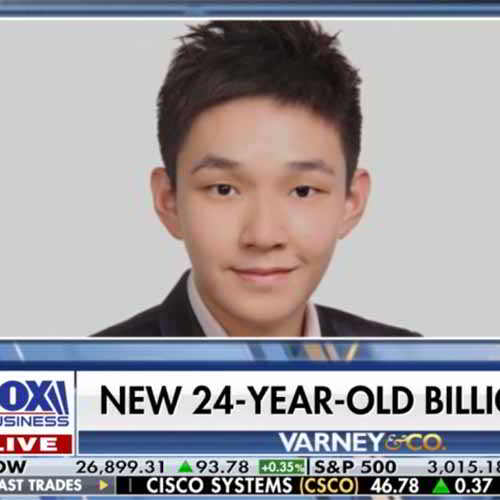 24-year-old becomes billionaire overnight