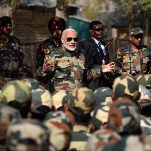 PM celebrates Diwali with Soldiers in J&K