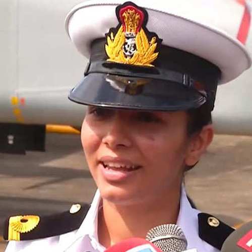 Sub-Lieutenant Shivangi creates history by becoming the first woman naval pilot