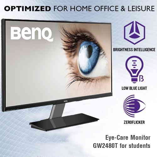 BenQ unveils the eye-care monitor GW2480T for students