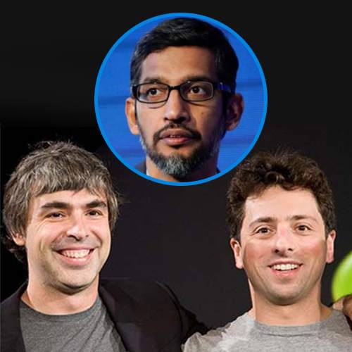 Google Founders Larry Page and Sergey Brin step down, Sundar Pichai named as the new CEO of Alphabet