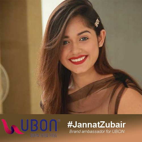 Jannat Zubair is now the brand ambassador for UBON