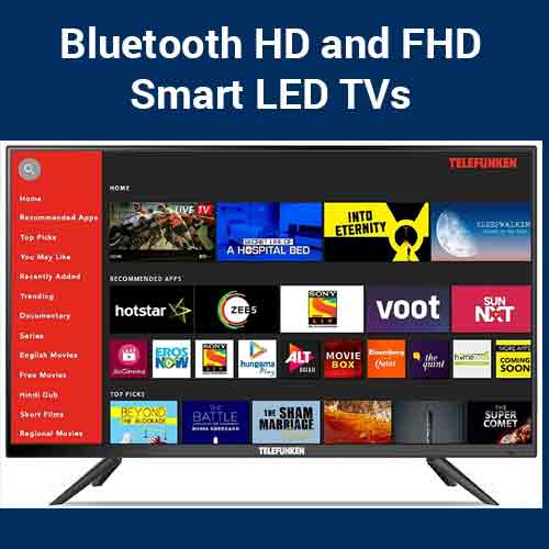 Telefunken announces its new range of Bluetooth HD and FHD Smart LED TVs 