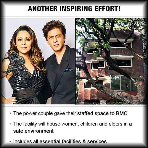 Inspiring efforts by Sharukh Khan: BMC