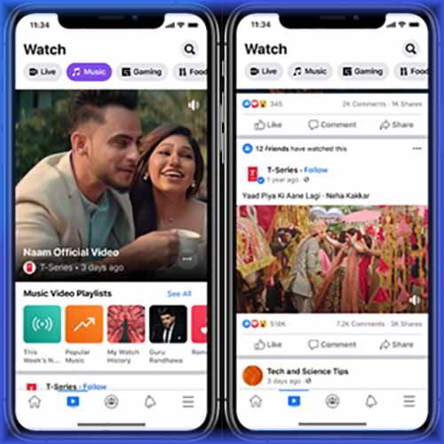 Facebook Introduces Official Music Videos in India