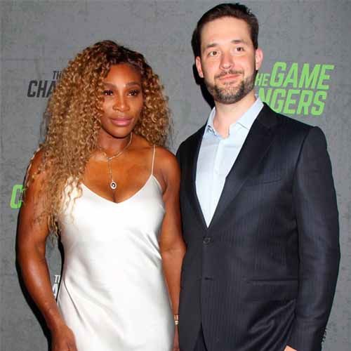 I am fine with the recognition of Serena's husband- Alexis Ohanian