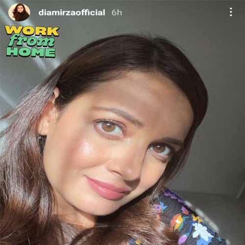 Dia Mirza shares her unbelievable moment of her 'work from home'