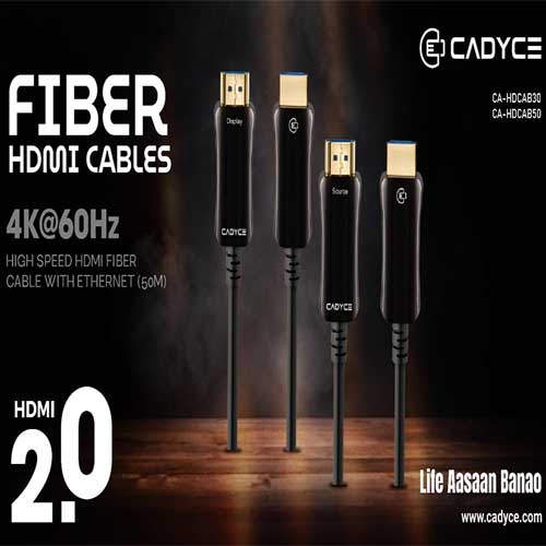 Cadyce Introduces High-Speed Fiber HDMI Cablesfor Uninterrupted Connectivity