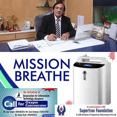 "Mission Breathe" launched by Supertron Foundation for Covid 19 patients