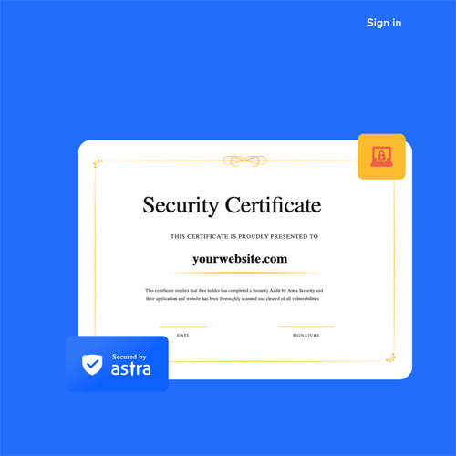 Astra Security launches Publicly Verifiable Security Audit Certificates