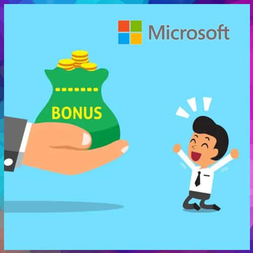 Microsoft allots Rs 1.12 lakh as pandemic bonus to each employee