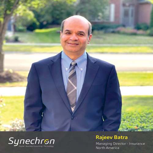 Synechron appoints Rajeev Batra as Managing Director–Insurance, North America