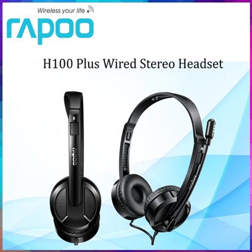 RAPOO unveils H100 Plus and H120 headsets in India