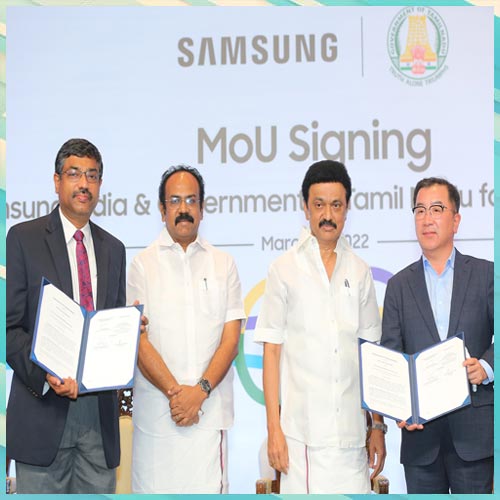 Samsung announces an investment of INR 1,588 crore for a refrigerator compressor plant in Tamil Nadu