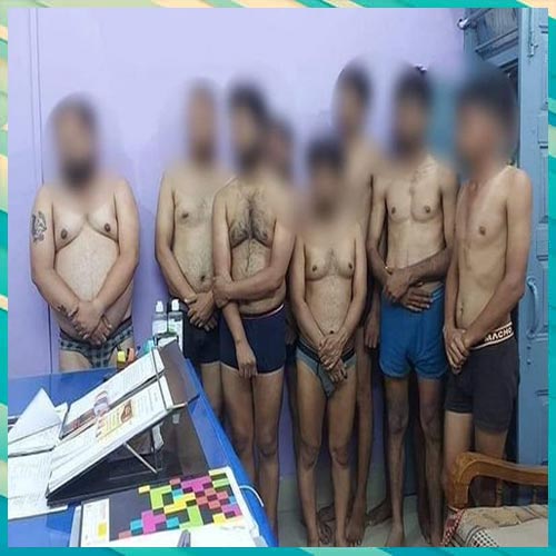 Viral photos show journalists stripped half-naked in MP’s Sidhi police station
