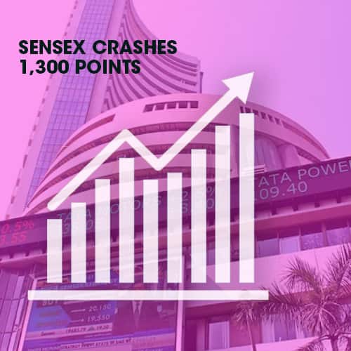 Sensex crashes 1,300 points after repo rate hike