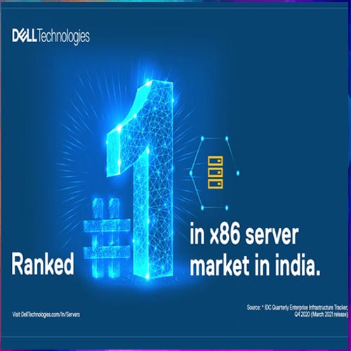 Dell Technologies ranks #1 in the Indian x86 mainstream server market