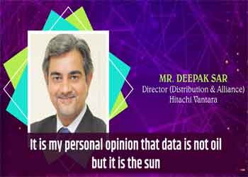 "It is my personal opinion that data is not oil, but it is the sun"