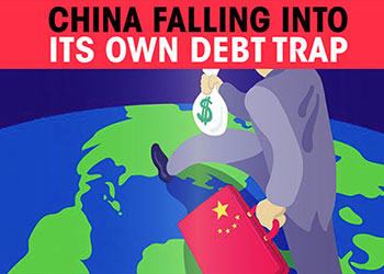 China falling into its own debt trap