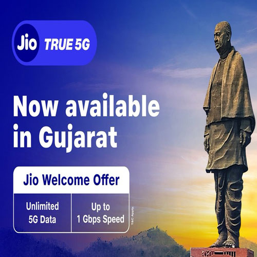 Jio rolls out True 5G network in 33 district headquarters of Gujarat