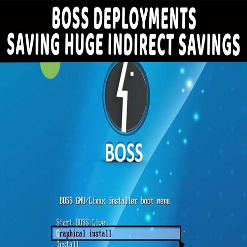 BOSS deployments saving huge indirect savings