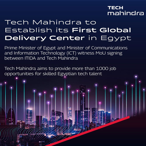 Tech Mahindra to establish a global delivery center in Egypt with ITIDA