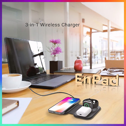 EVM brings 3-in-1 Wireless Charging pad ‘EnPad’