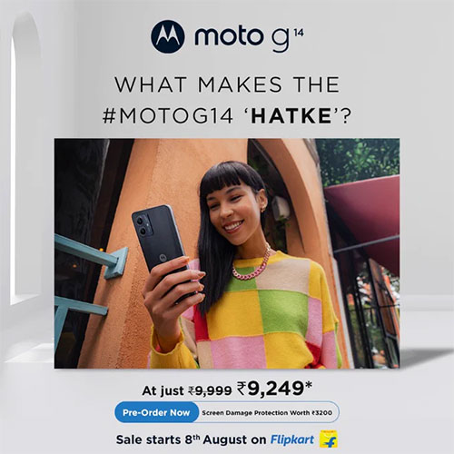 Motorola rolls out moto g14 smartphone for sub 10K market