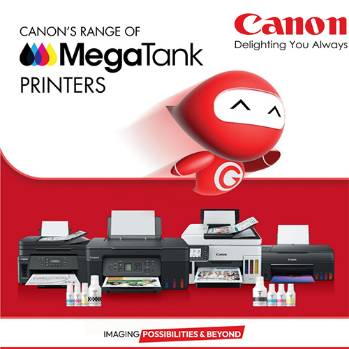 Canon India rebrands its Ink Tank printer lineup as ‘MegaTank’