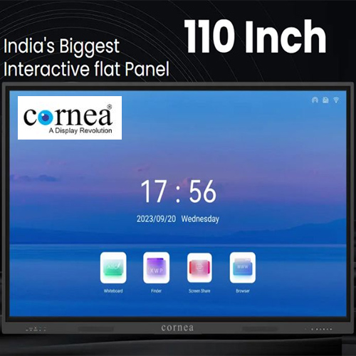 Cornea announces 110-Inch Interactive Flat Panel