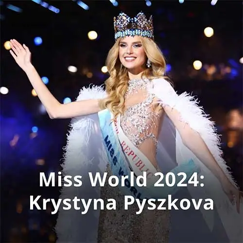 Miss World 2024: Krystyna Pyszková of the Czech Republic wins the title